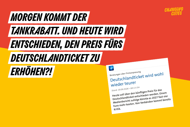 Morgen kommt der Tankrabatt. und heute wird enscThieden, den Preis fürs deutschlandticket zu erhöhen?! Morgen kommt der Tankrabatt. und heute wird entschieden, den Preis fürs deutschlandticket zu erhöhen?!
